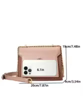 GlamorEdge™ Leather Chain Bee Crossbody Bag