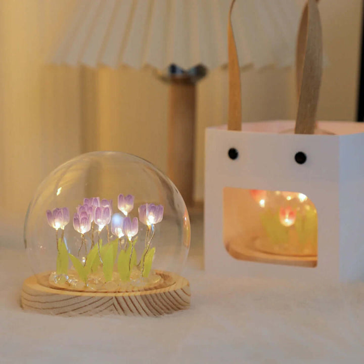 DIY Round Radiant Tulip Night Light