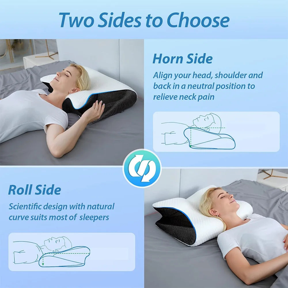 FlySleep Memory Neck Pillow