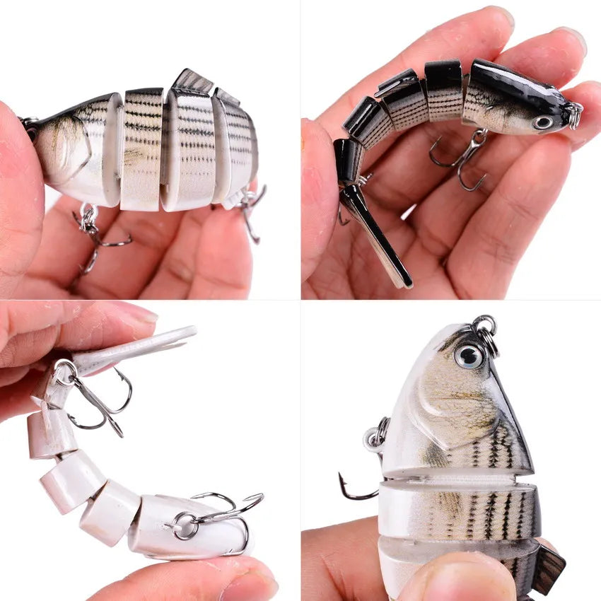 Aorace™ Lifelike Multi-Joint Swimbait – 6/7 Segment Fishing Lure