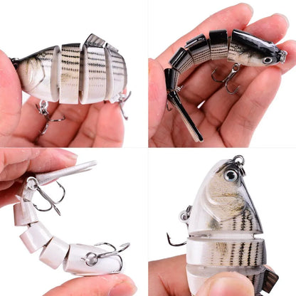 Aorace™ Lifelike Multi-Joint Swimbait – 6/7 Segment Fishing Lure
