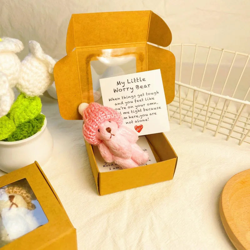 FreeWorry™ Mini Plush Bear in a Box