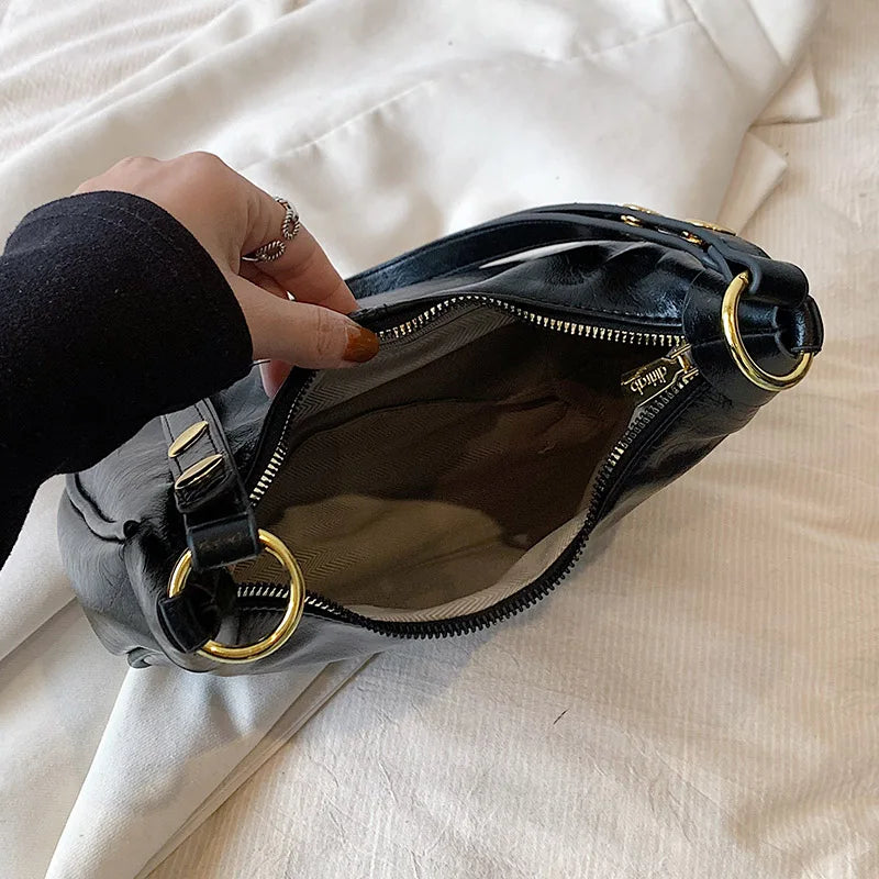 MiniChic™ Solid Shoulder Crossbody Bag