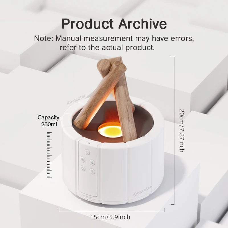 CoolPal Wood Fire Humidifier