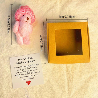 FreeWorry™ Mini Plush Bear in a Box