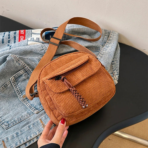 CordiGo™ Corduroy Crossbody Bag
