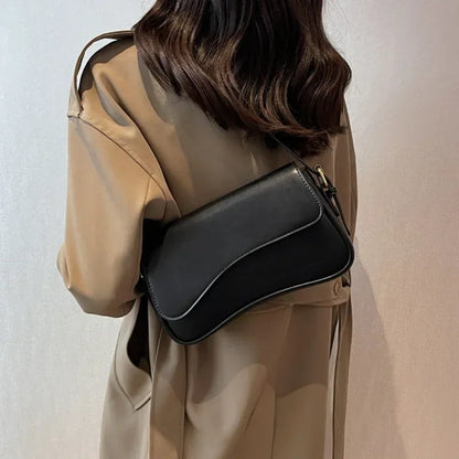 LuxeEra™ Vintage Leather  Flap Crossbody Bag