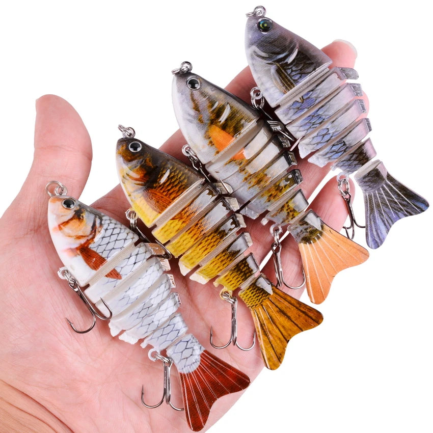 Aorace™ Lifelike Multi-Joint Swimbait – 6/7 Segment Fishing Lure