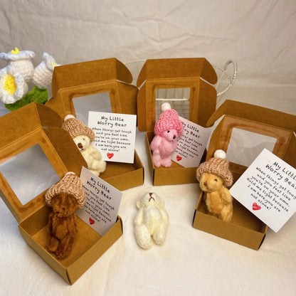 FreeWorry™ Mini Plush Bear in a Box