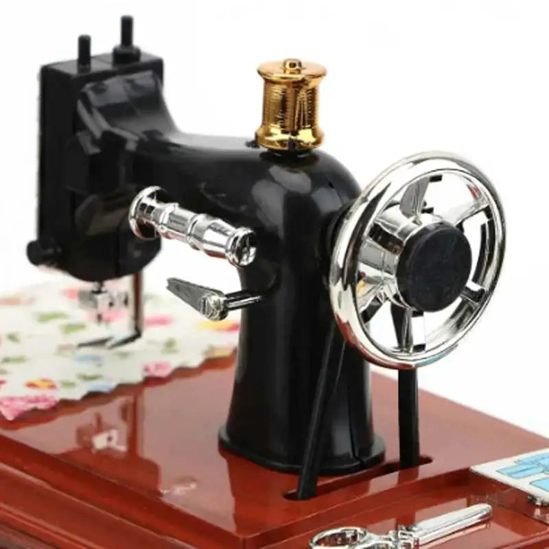 StitchTunes™ Vintage Sewing Machine Music Box