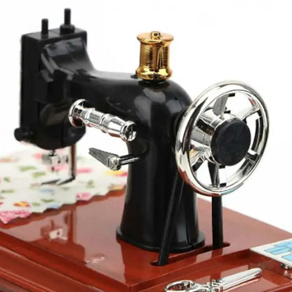 StitchTunes™ Vintage Sewing Machine Music Box
