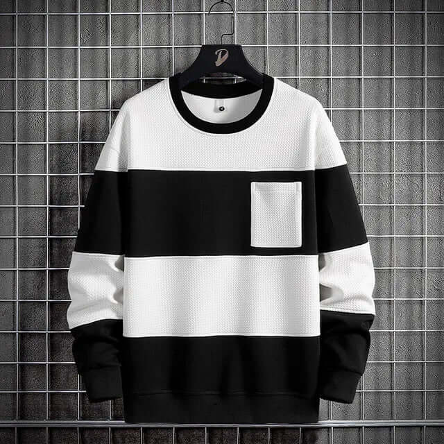 50% OFF + Free Shipping! I Spring Stripe O-Neck Sweatshirt