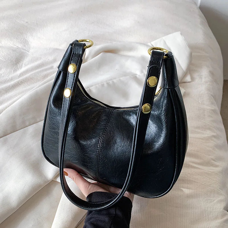 MiniChic™ Solid Shoulder Crossbody Bag