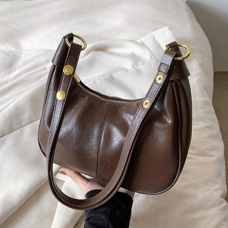 MiniChic™ Solid Shoulder Crossbody Bag