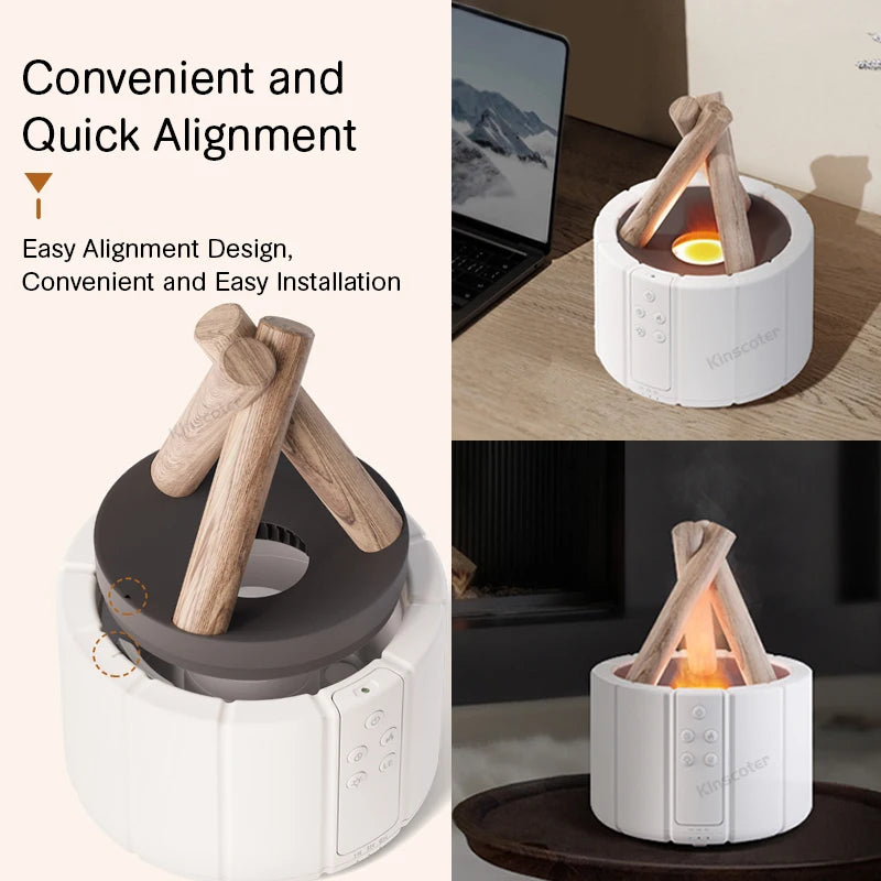 CoolPal Wood Fire Humidifier