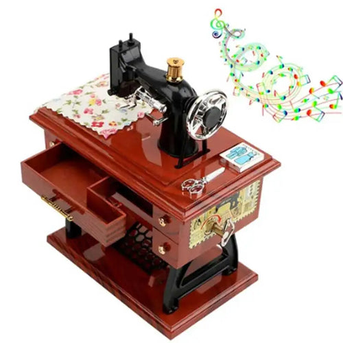StitchTunes™ Vintage Sewing Machine Music Box