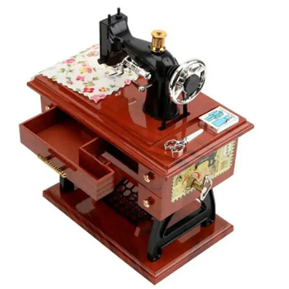 StitchTunes™ Vintage Sewing Machine Music Box
