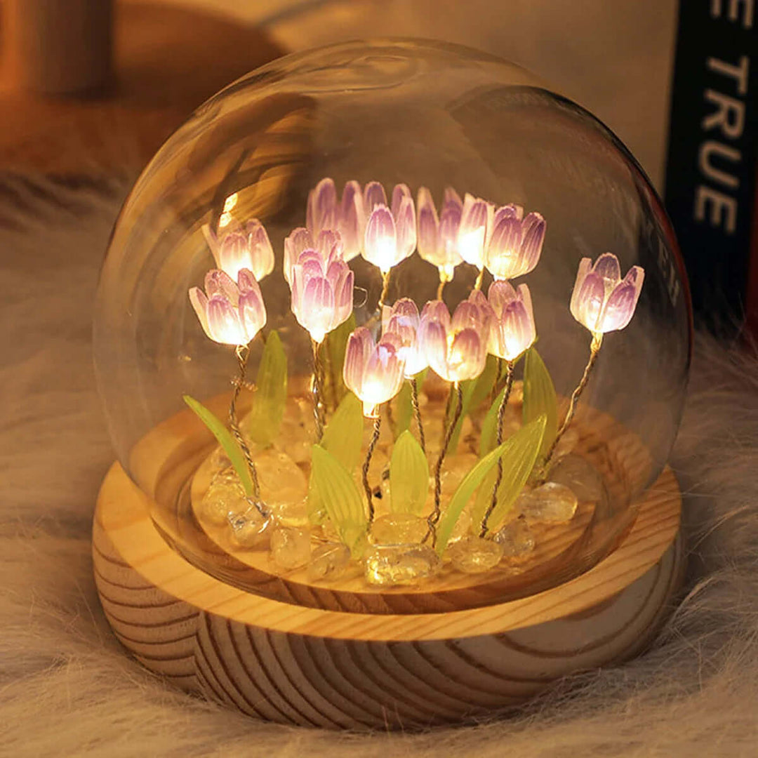 DIY Round Radiant Tulip Night Light