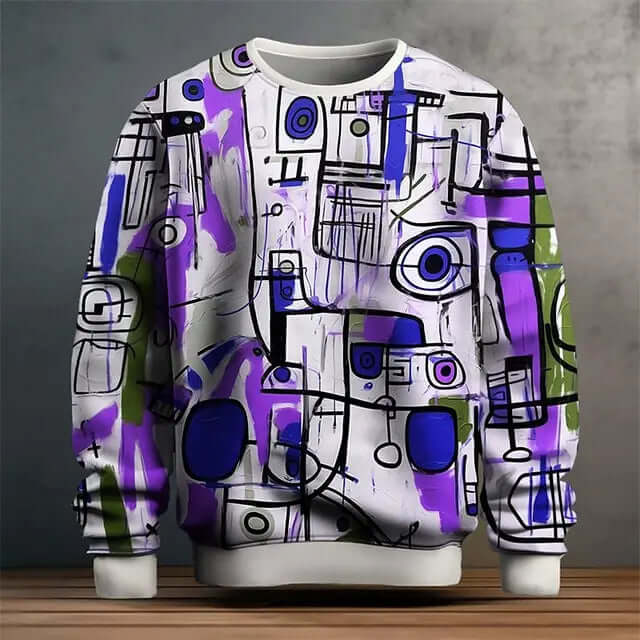 Men's Graphic 3D Sweatshirt