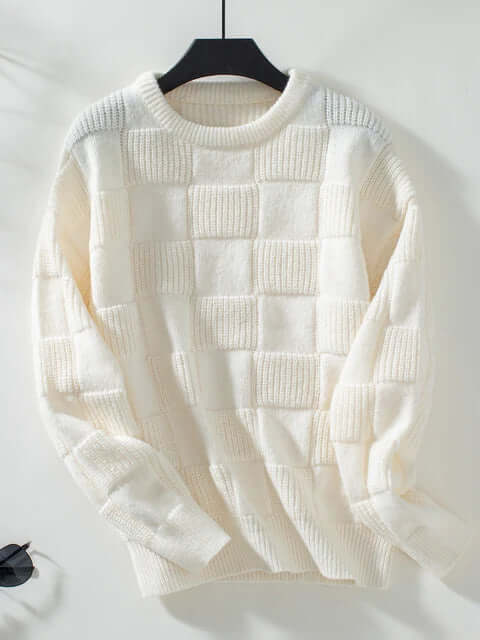 Free Shipping! I Cozy Chic Round Neck Knit Sweater