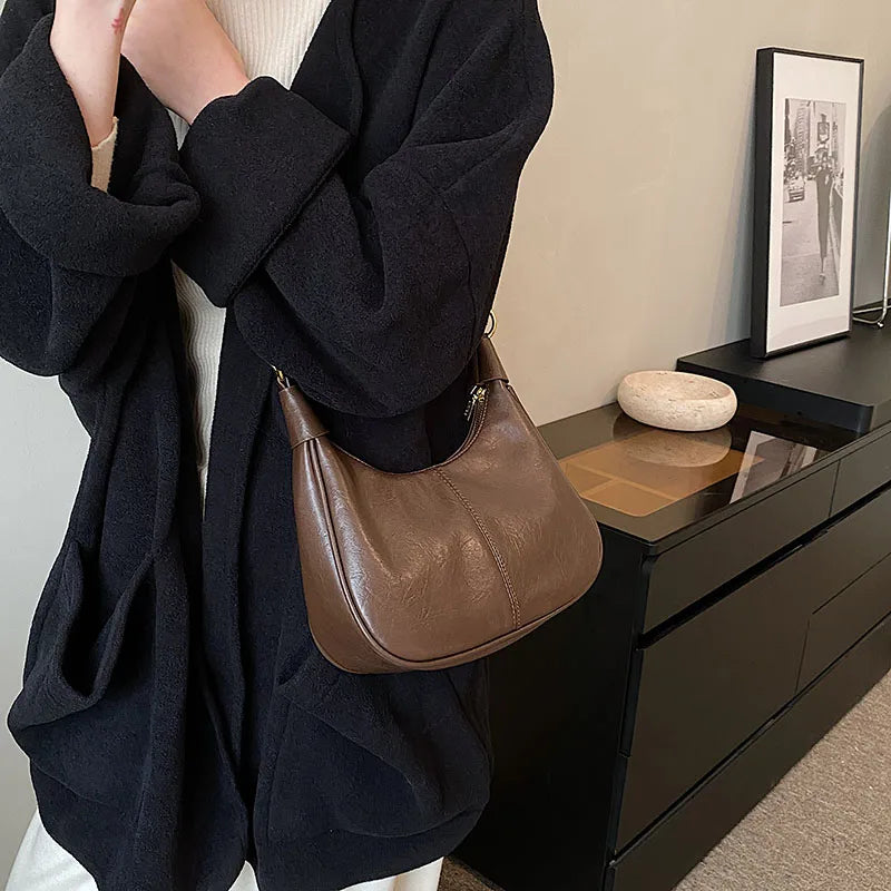 MiniChic™ Solid Shoulder Crossbody Bag