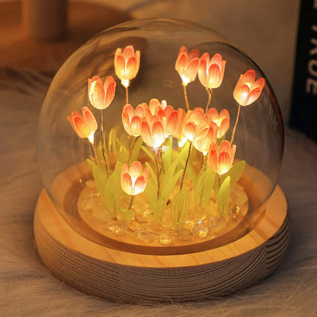 DIY Round Radiant Tulip Night Light