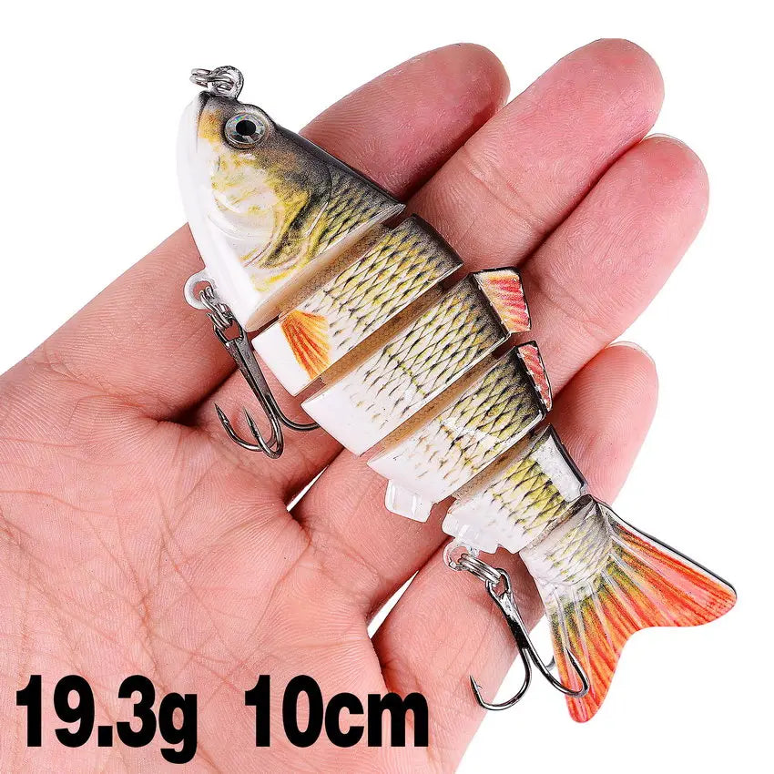 Aorace™ Lifelike Multi-Joint Swimbait – 6/7 Segment Fishing Lure