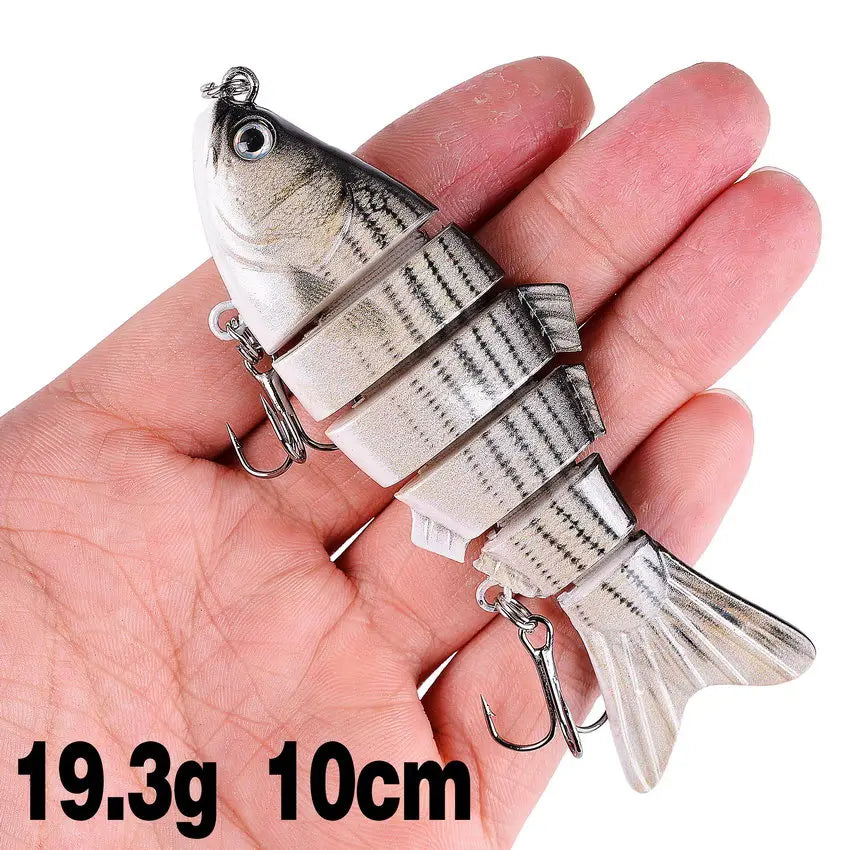 Aorace™ Lifelike Multi-Joint Swimbait – 6/7 Segment Fishing Lure