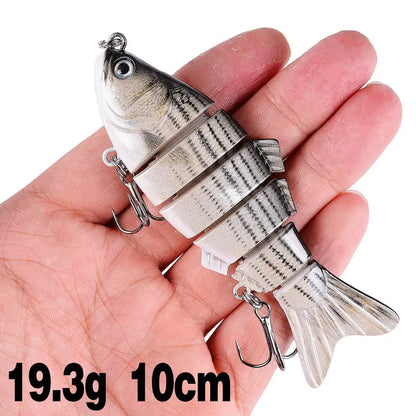 Aorace™ Lifelike Multi-Joint Swimbait – 6/7 Segment Fishing Lure