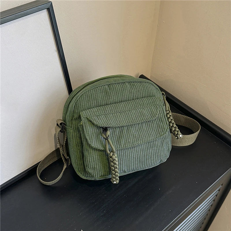 CordiGo™ Corduroy Crossbody Bag