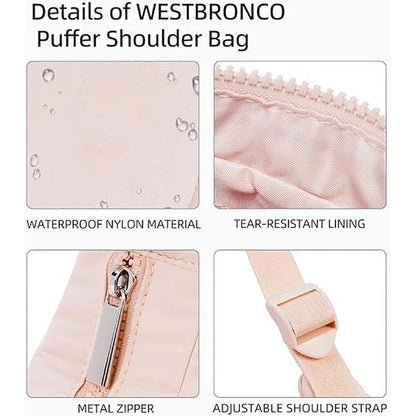 CloudCarry™ Quilted Nylon Puffer Bag