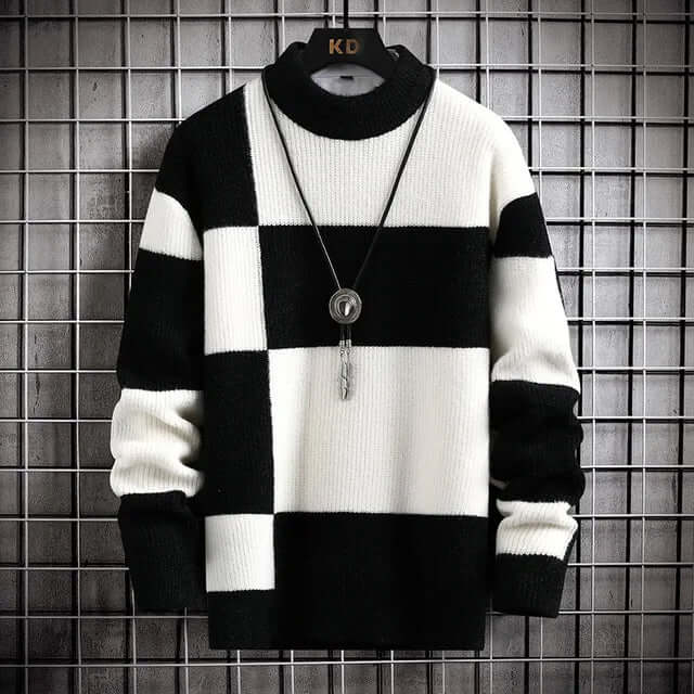 50% OFF + Free Shipping! I Warm Plaid Round Neck Pullover