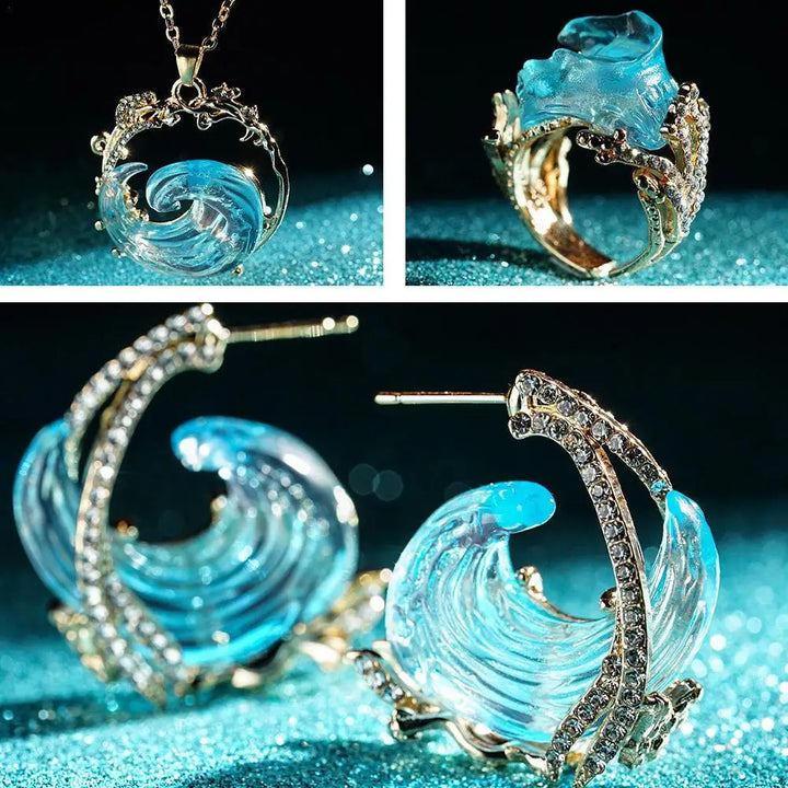 Blue Waves Oath Jewelry Set