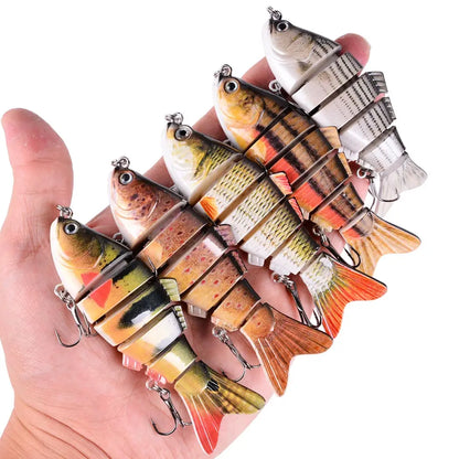 Aorace™ Lifelike Multi-Joint Swimbait – 6/7 Segment Fishing Lure