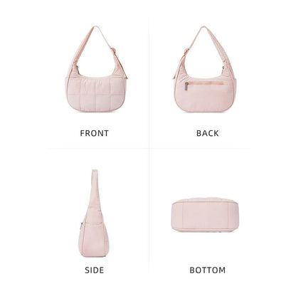 CloudCarry™ Quilted Nylon Puffer Bag