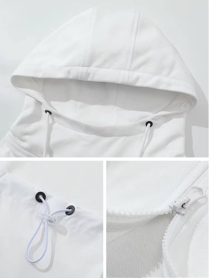 Adjustable Oversized Streetwear Hoodie with Pockets