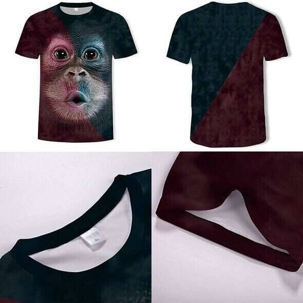 A "monkey T-shirt" that fits your figure - 60% OFF FOR ONLY THIS WEEK! - VERRANOO