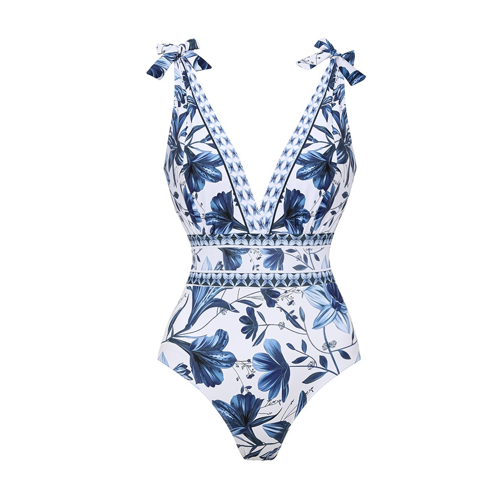 😍AquaChic Ocean Empress Swimsuit & Skirt Set - VERRANOO