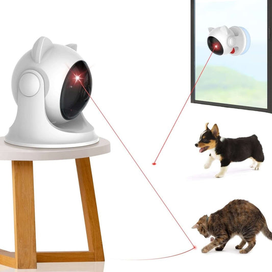 Automatic Smart Laser Cat Toy with Suction Cup - VERRANOO