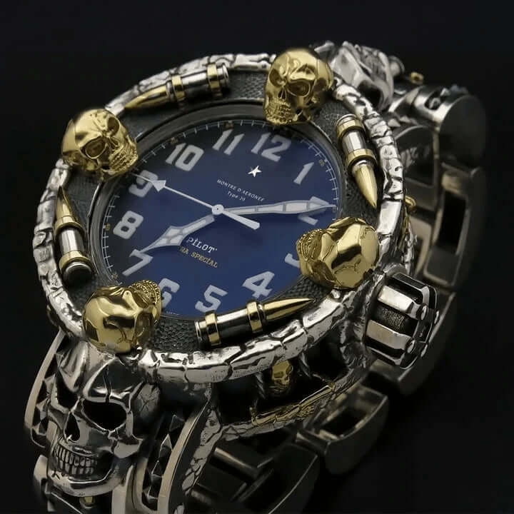 Mysterious Forbidden Bullet Skull Wrist Watch (55% Off Last Day) - Coolpho