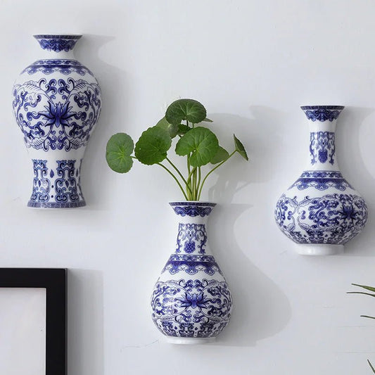 BlueBloom™ Hanging Porcelain Vase - VERRANOO
