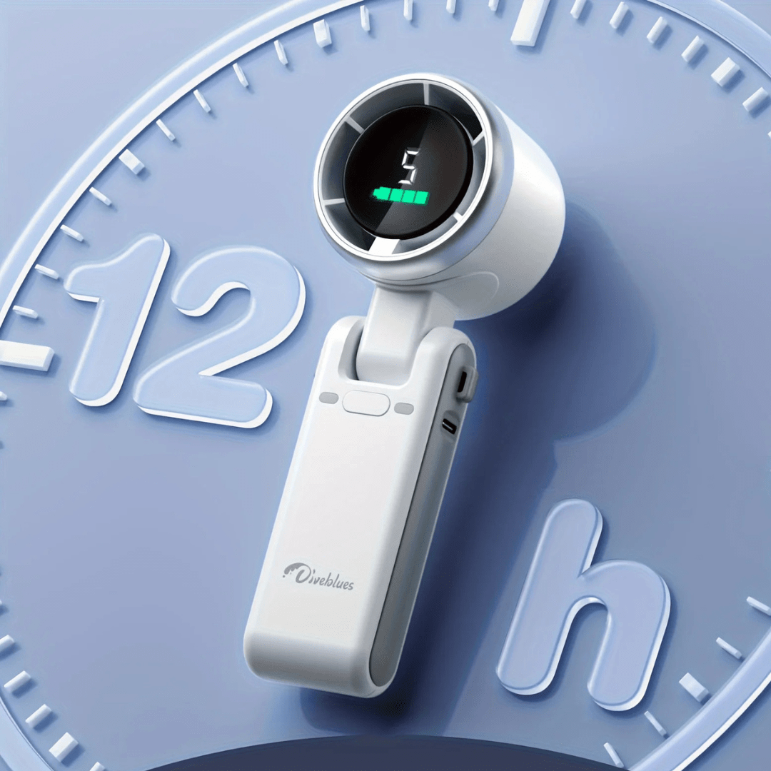 BreezeSpot™ 180° Foldable Neck & Desktop Turbo Fan - VERRANOO