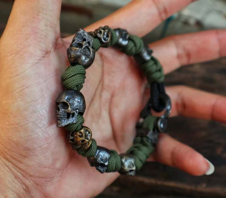 DeeFasson™ | Skull Army Paracord Bracelet - Free Protected Shipping! - Coolpho