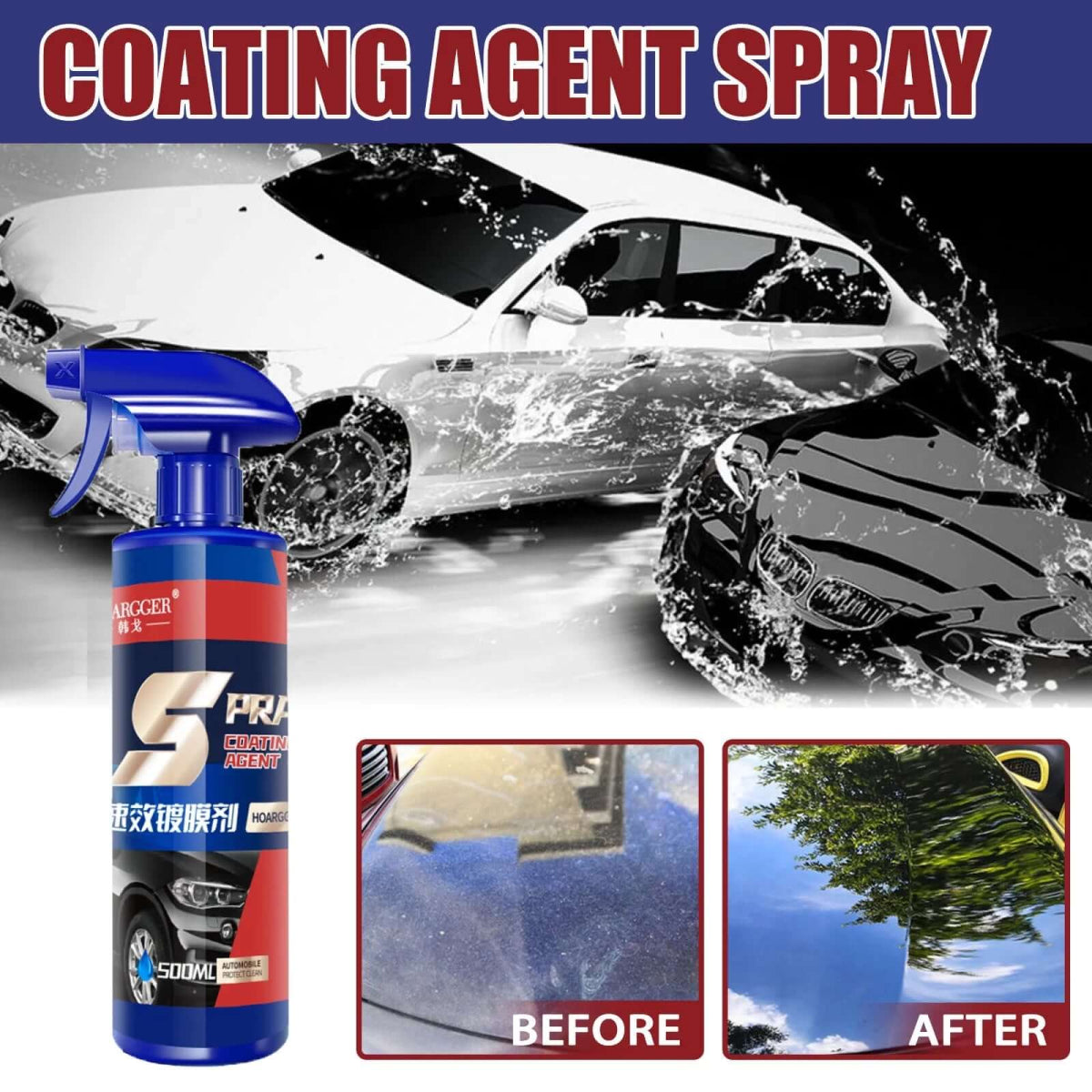 CarSlim™ 3 in 1 Ceramic Car Coating Spray - VERRANOO