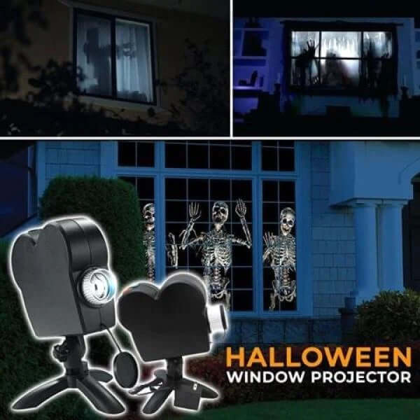 🎃 Halloween Ultra-Deluxe Projector (12 videos + Projector + Screen) - Coolpho