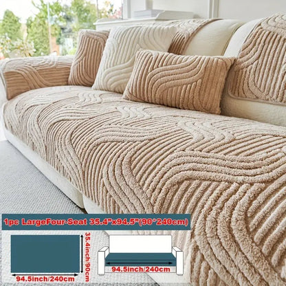 Chenille™ Modern Luxury Plush Non - Slip Universal Sofa Cover - VERRANOO