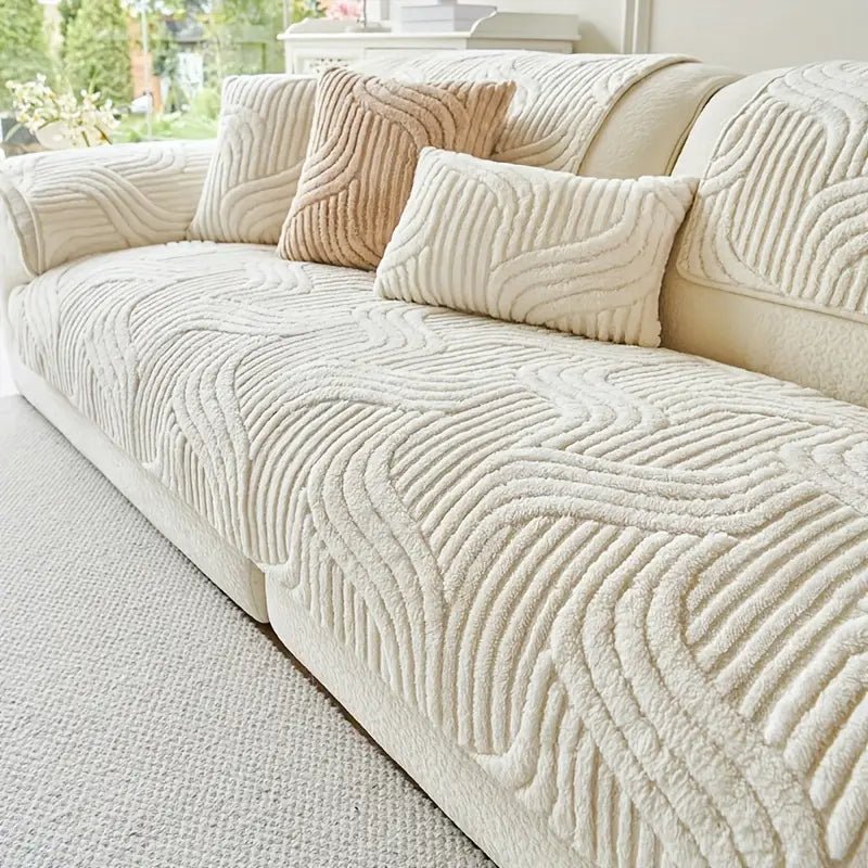 Chenille™ Modern Luxury Plush Non - Slip Universal Sofa Cover - VERRANOO