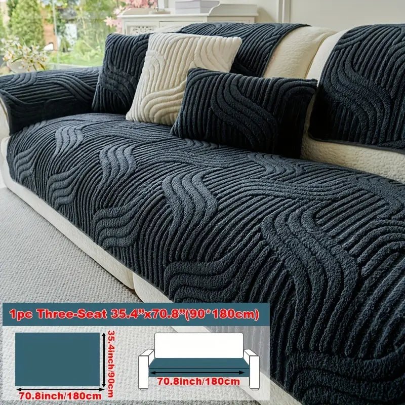 Chenille™ Modern Luxury Plush Non - Slip Universal Sofa Cover - VERRANOO