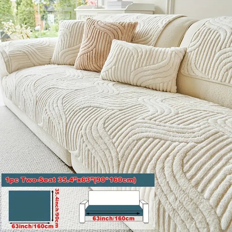 Chenille™ Modern Luxury Plush Non - Slip Universal Sofa Cover - VERRANOO