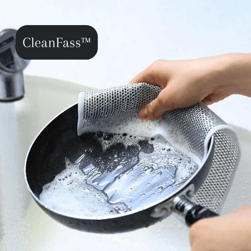 CleanFass Double Stainless Steel Scrubber - VERRANOO